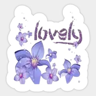 Lovely Floral Sticker